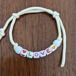 💖Handmade LOVE adjustable bracelet ❣️